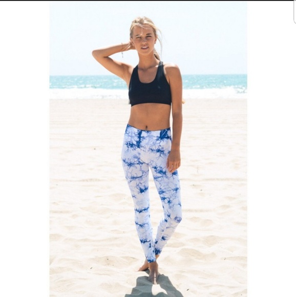 October Love Tie Dye Activ Sport Leggings - Picture 6 of 8